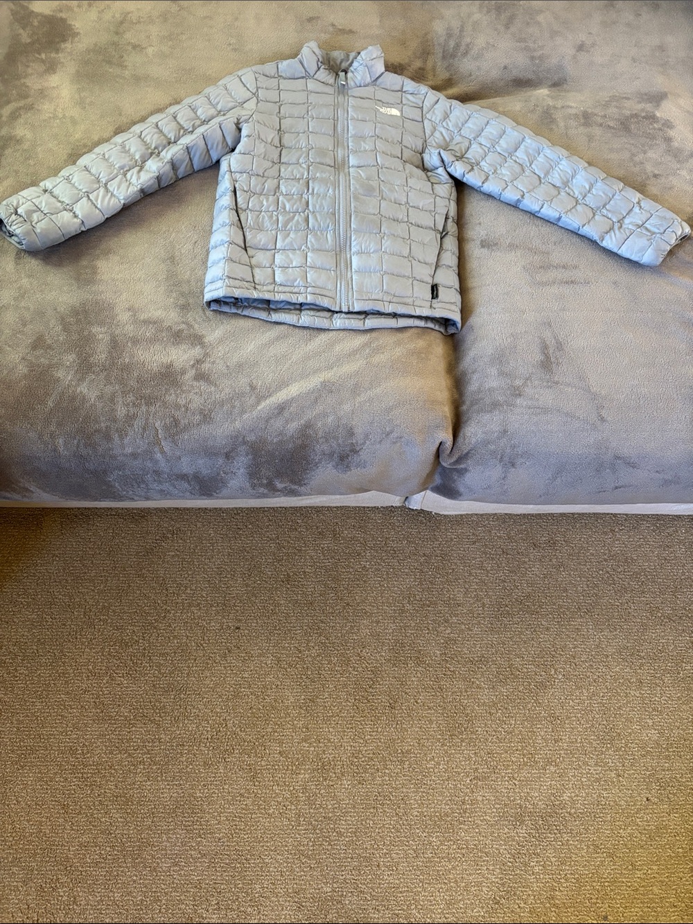 The North Face Kids Silver Puffer Jacket